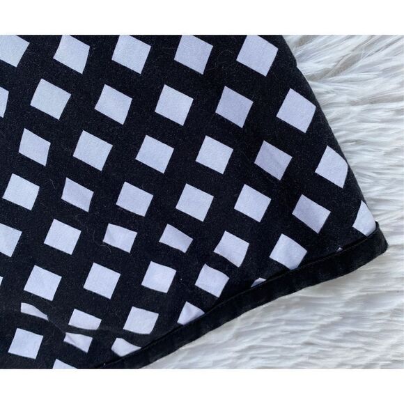 NEW RB Collection New York SZ 12 Black White Checkered Print Skirt - Picture 6 of 10